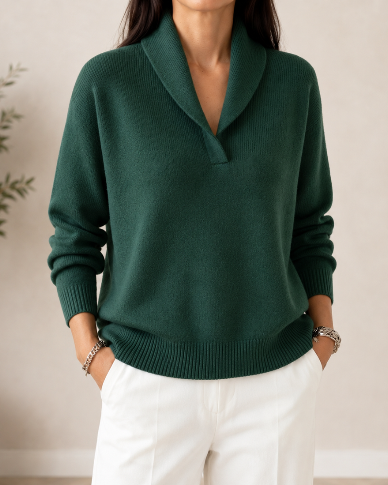 Eleanor | Soft V-Neck Jumper