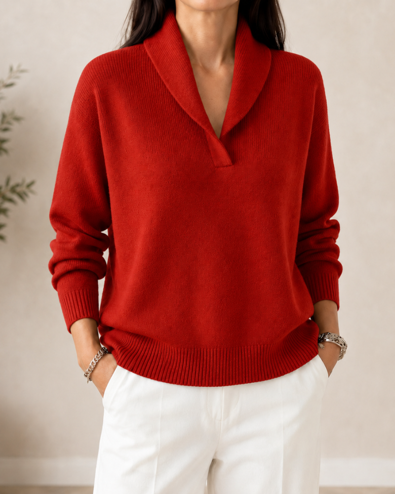 Eleanor | Soft V-Neck Jumper