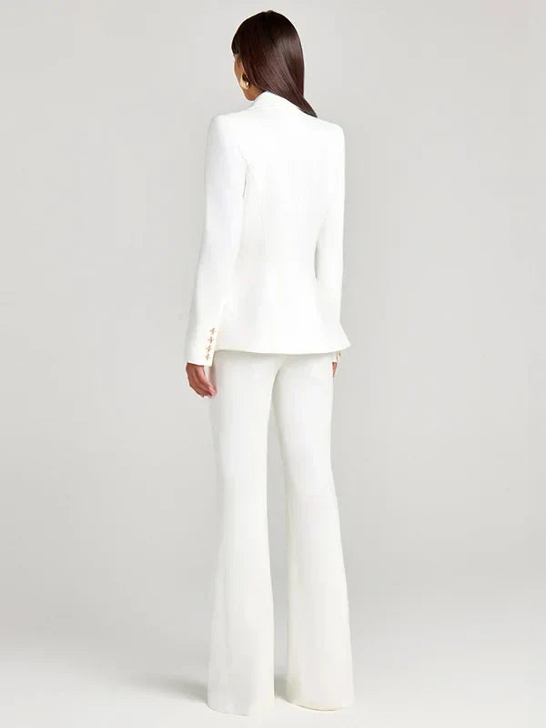 Sofia | Blazer bianco a un bottone