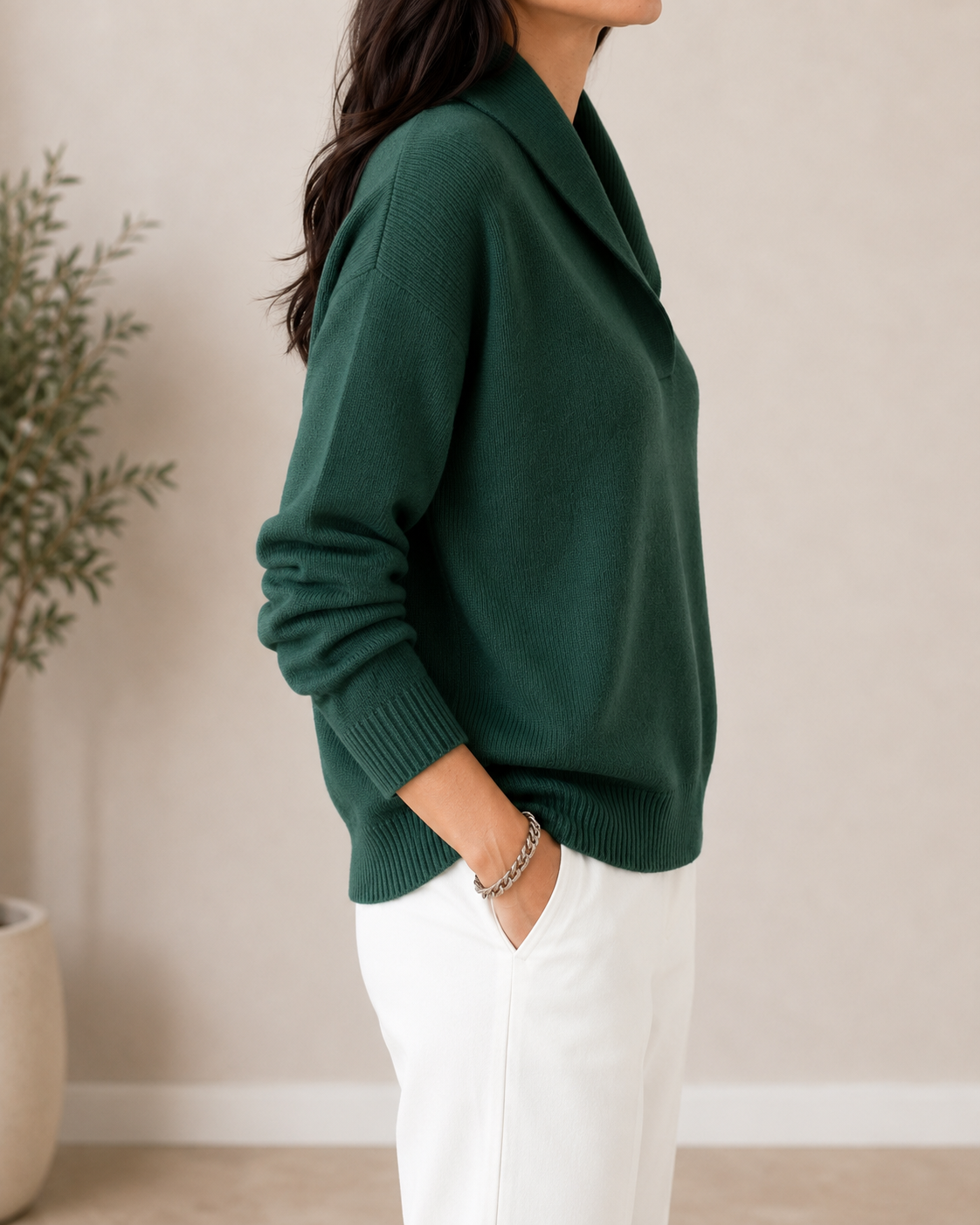 Eleanor | Soft V-Neck Jumper