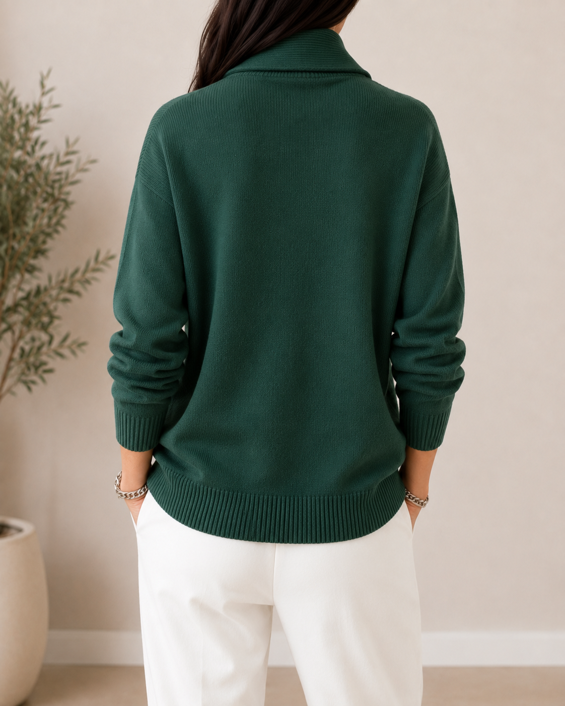 Eleanor | Soft V-Neck Jumper
