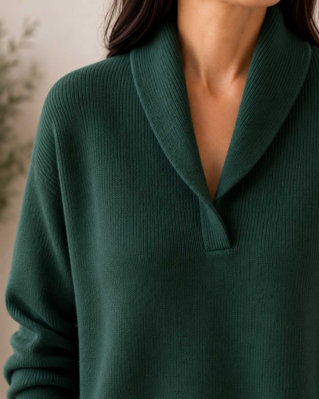 Eleanor | Soft V-Neck Jumper