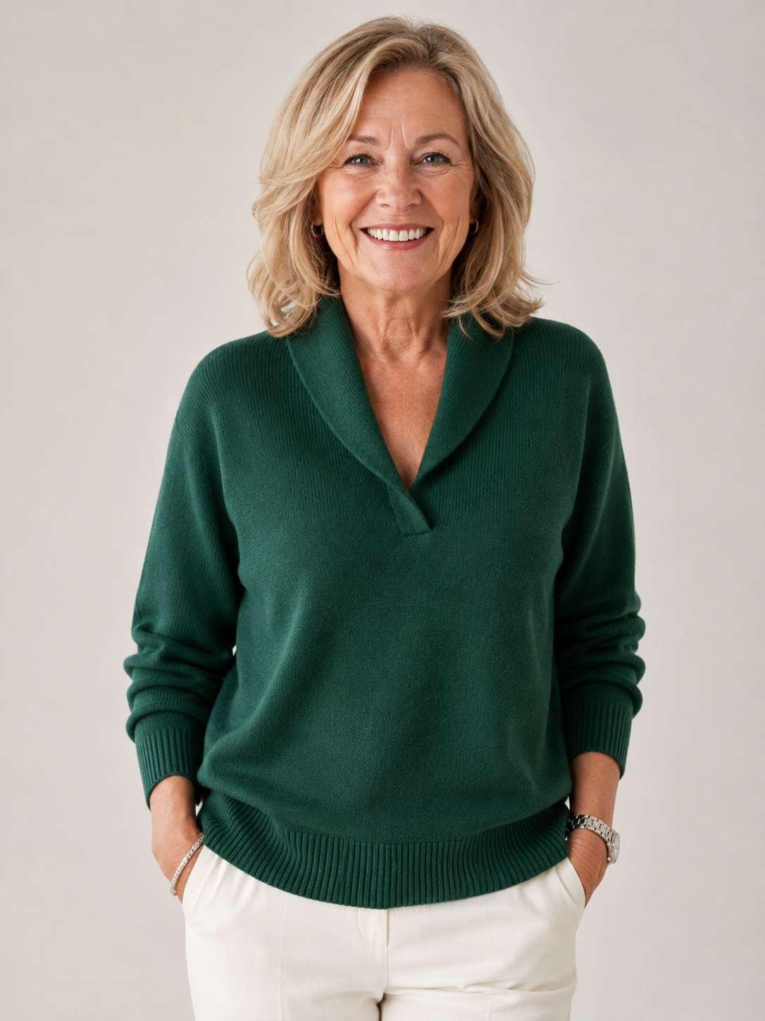 Eleanor | Soft V-Neck Jumper
