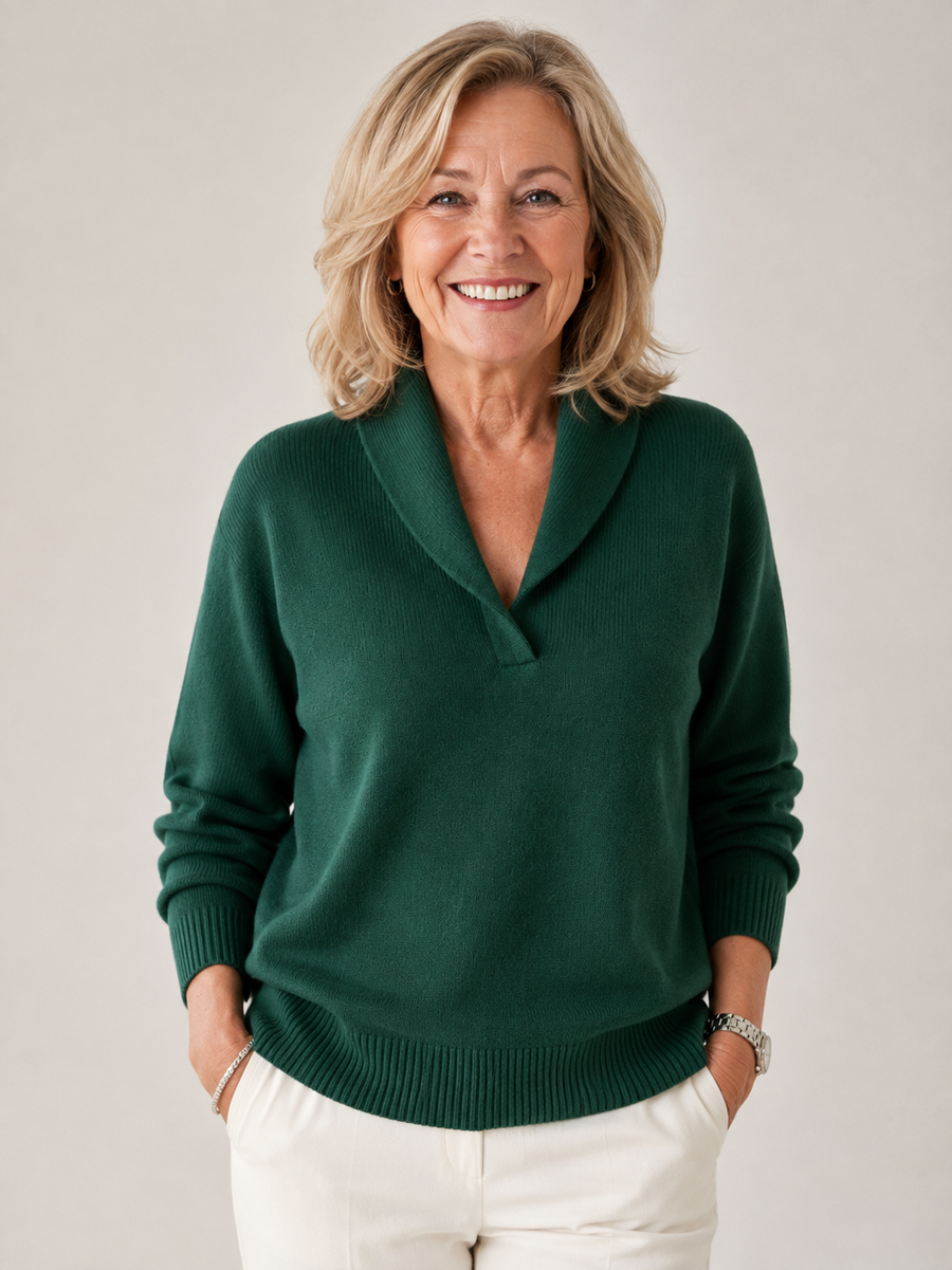 Eleanor | Soft V-Neck Jumper